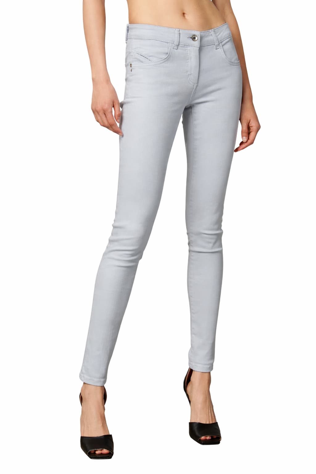 Patrizia Pepe Pantaloni skinny grigi