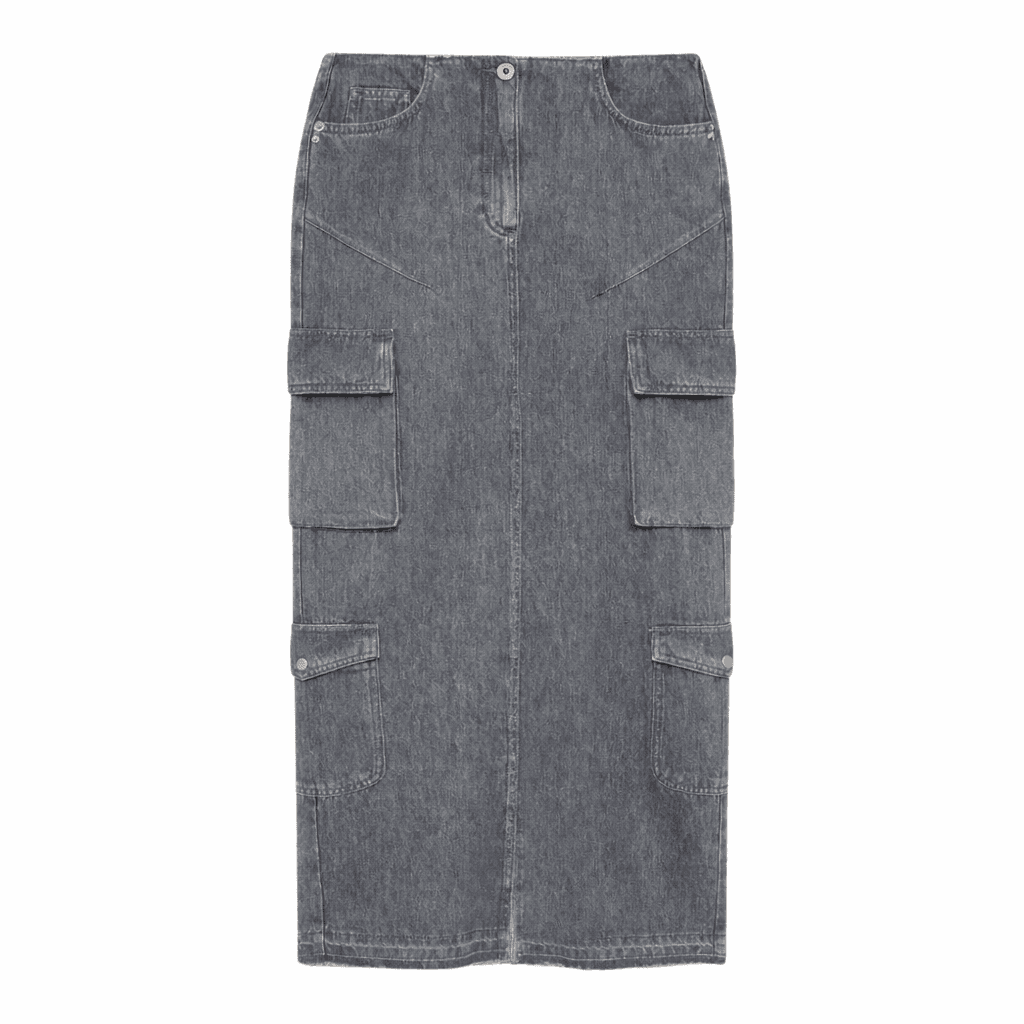 Patrizia Pepe Gonna grey denim