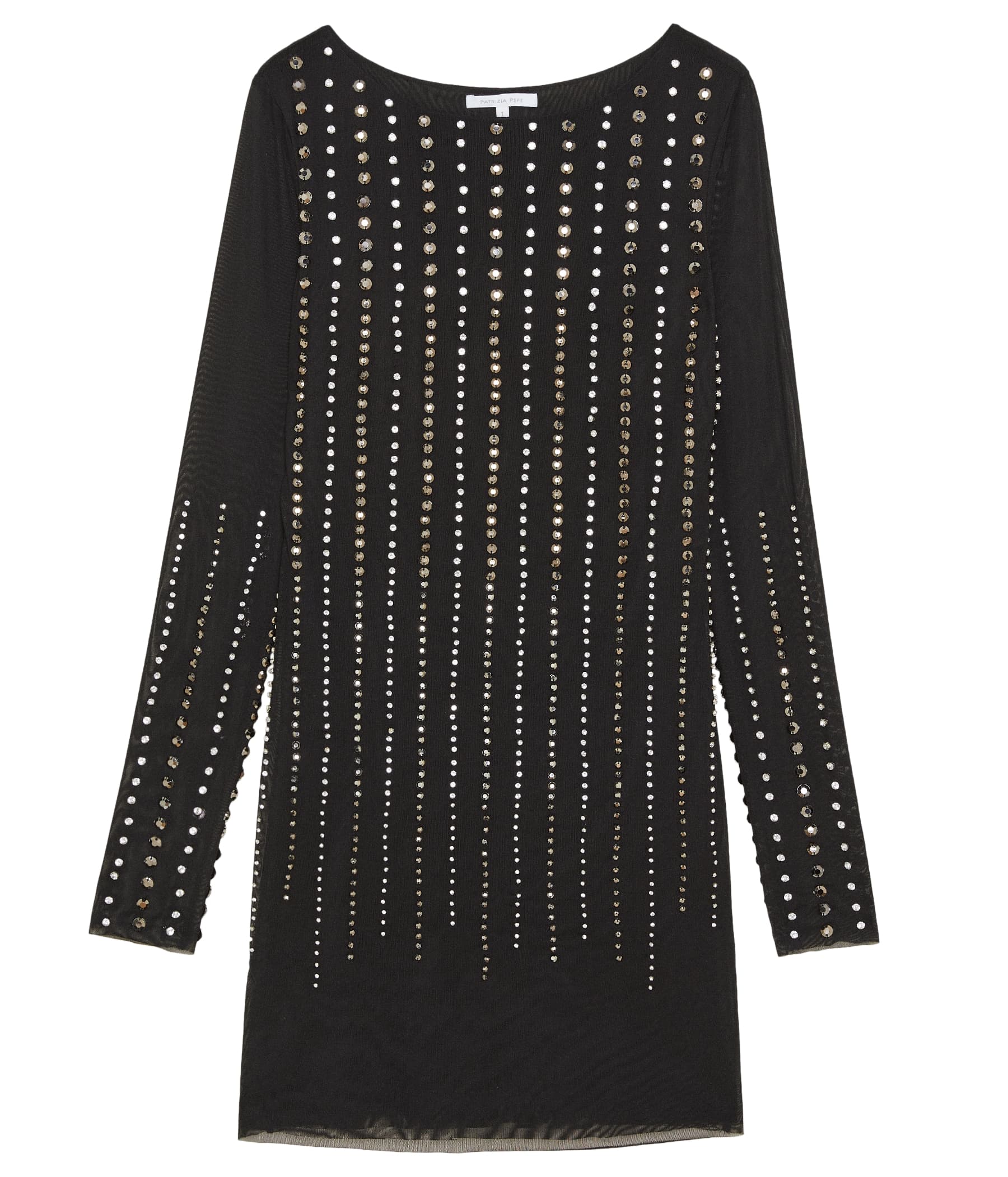Patrizia Pepe Abito tulle con strass