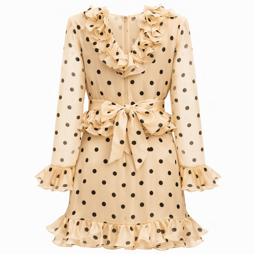 Valentino Garavani Abito in seta a pois