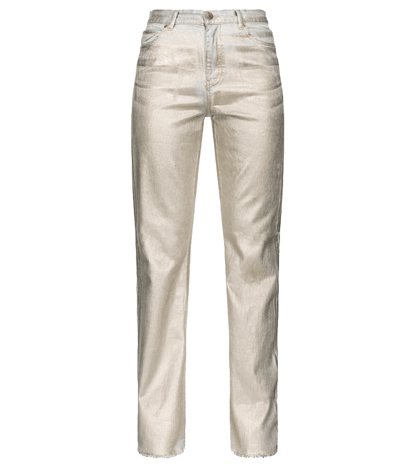 Pinko Jeans roxanne straight silver