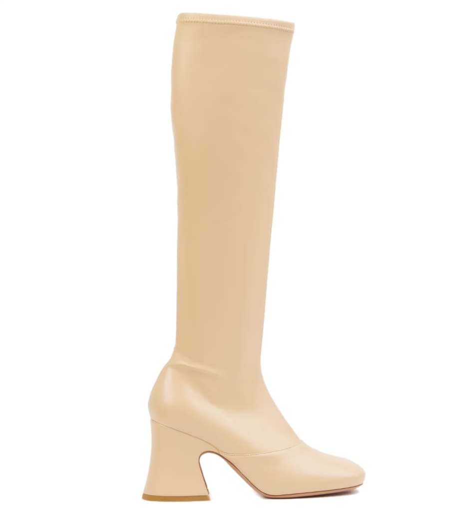 Chloé Janis heeled boot beige