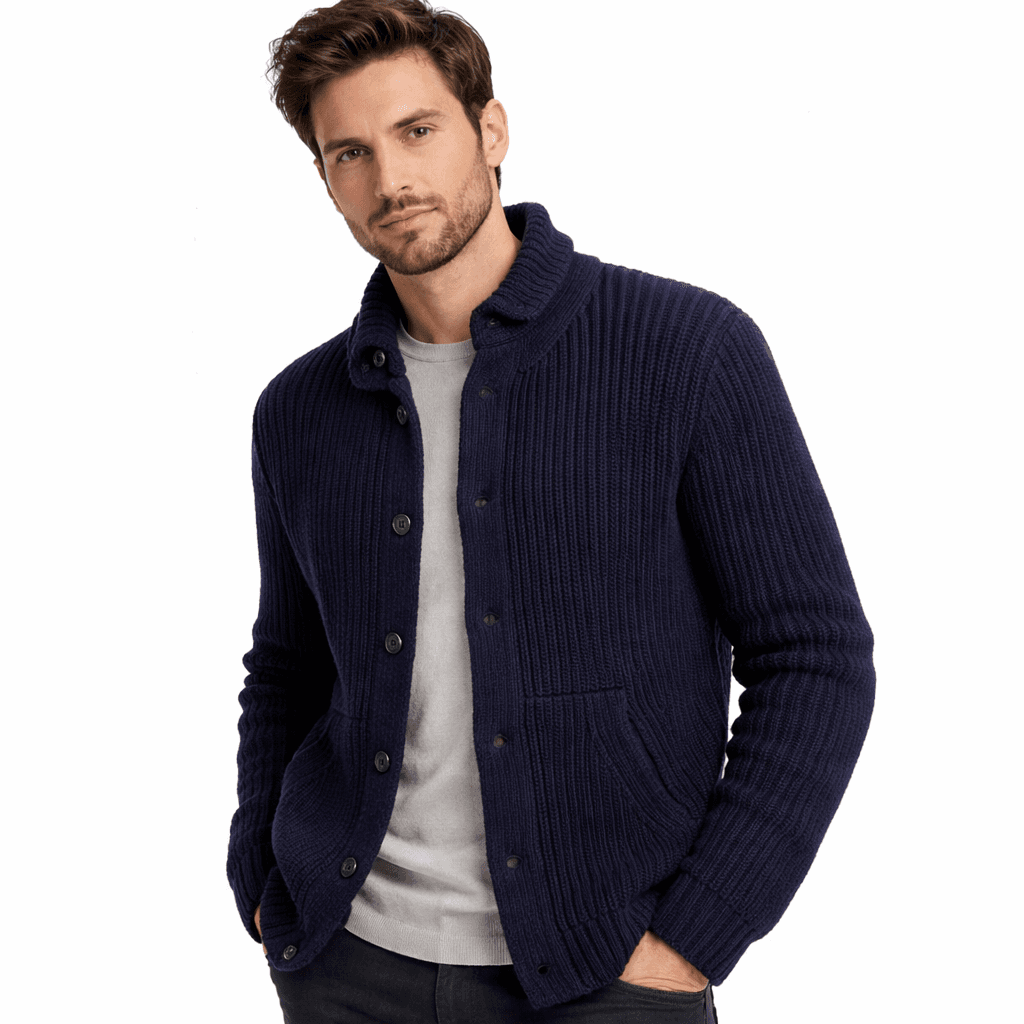 Herno Giacca a maglia blu