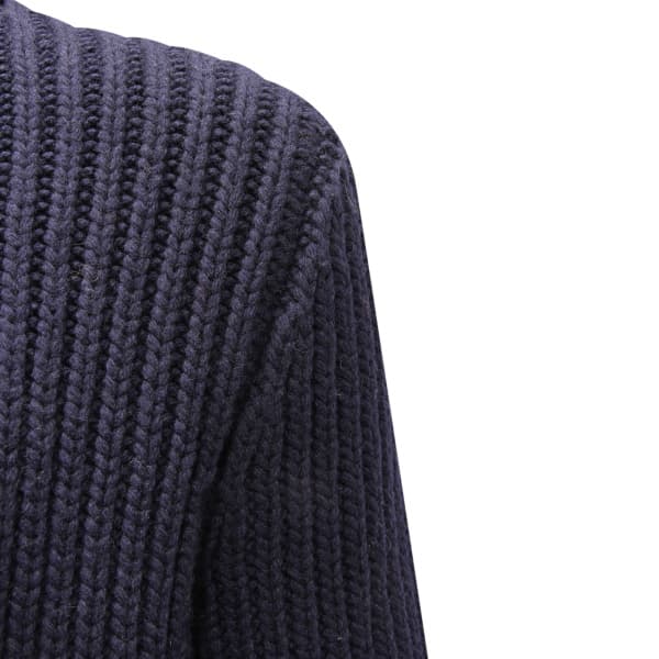 Giacca a maglia blu