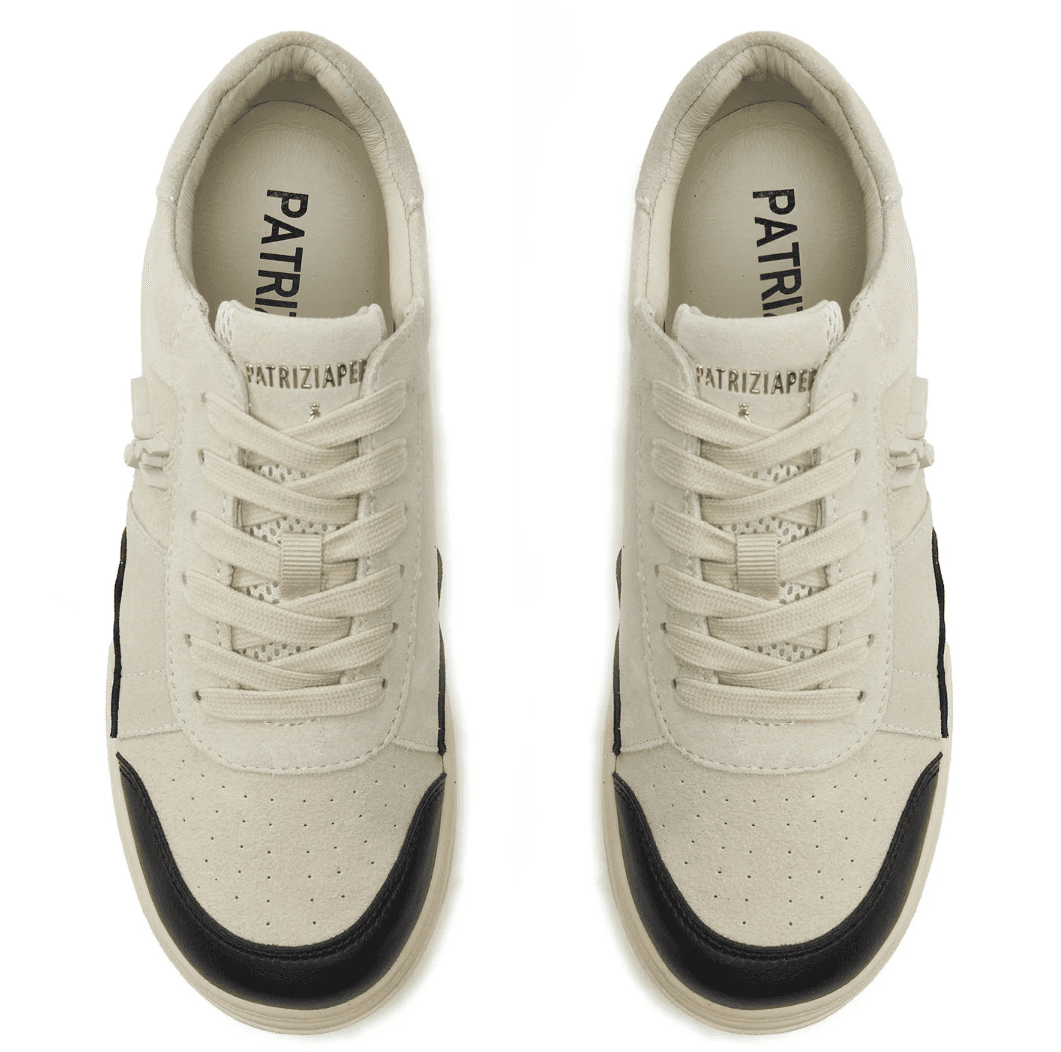 Sneakers scamosciate beige