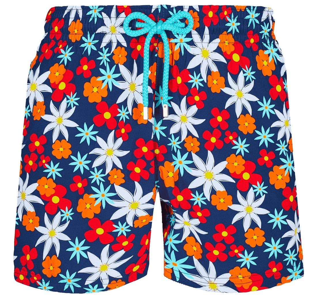 Vilebrequin Swim shorts spring flowers