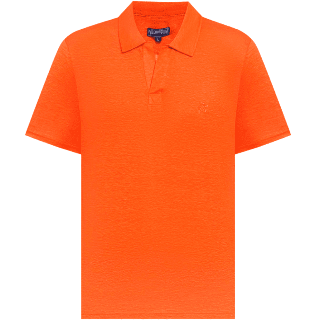 Vilebrequin Polo arancio abricot