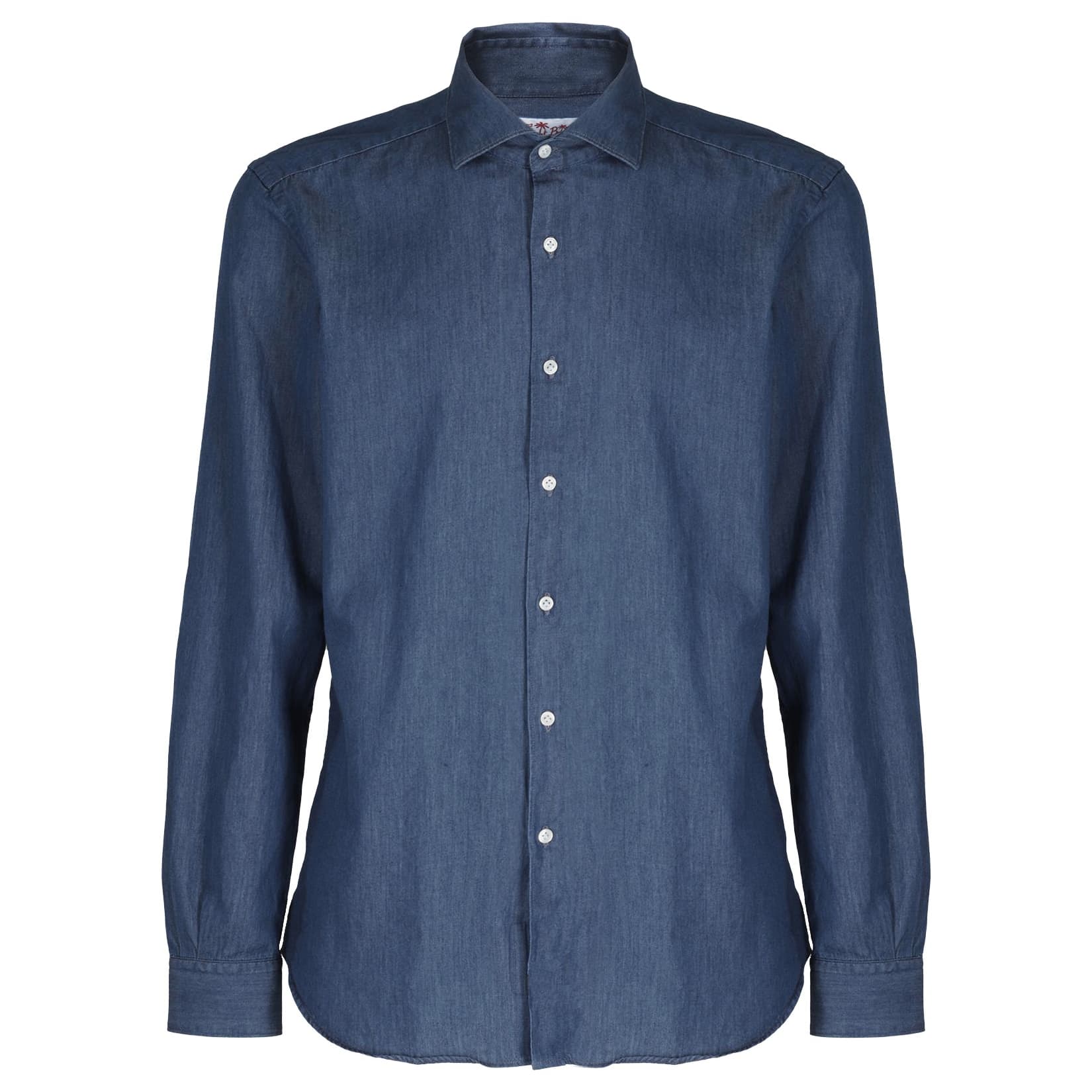 MC2 Saint Barth Camicia denim blu scuro