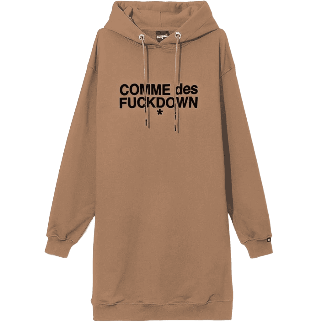 Comme Des Fuckdown Abito felpa marrone
