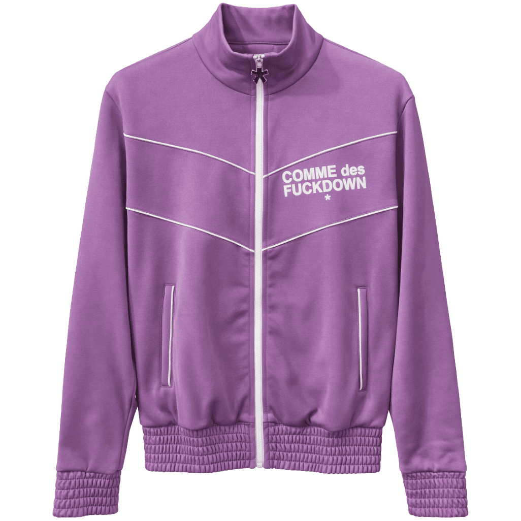 Comme Des Fuckdown Felpa viola
