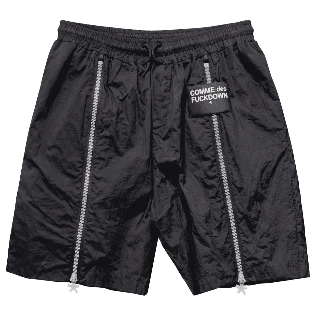Comme Des Fuckdown Shorts nero