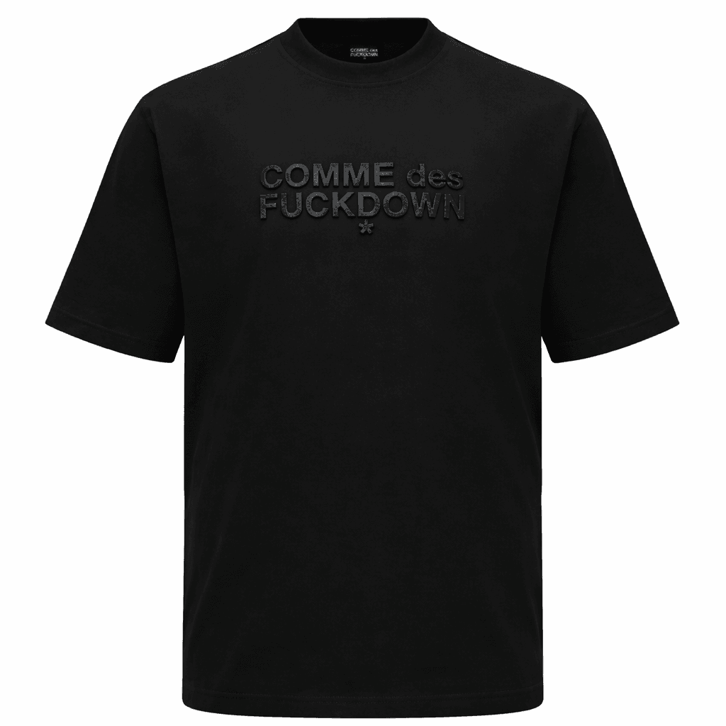Comme Des Fuckdown T-shirt nera