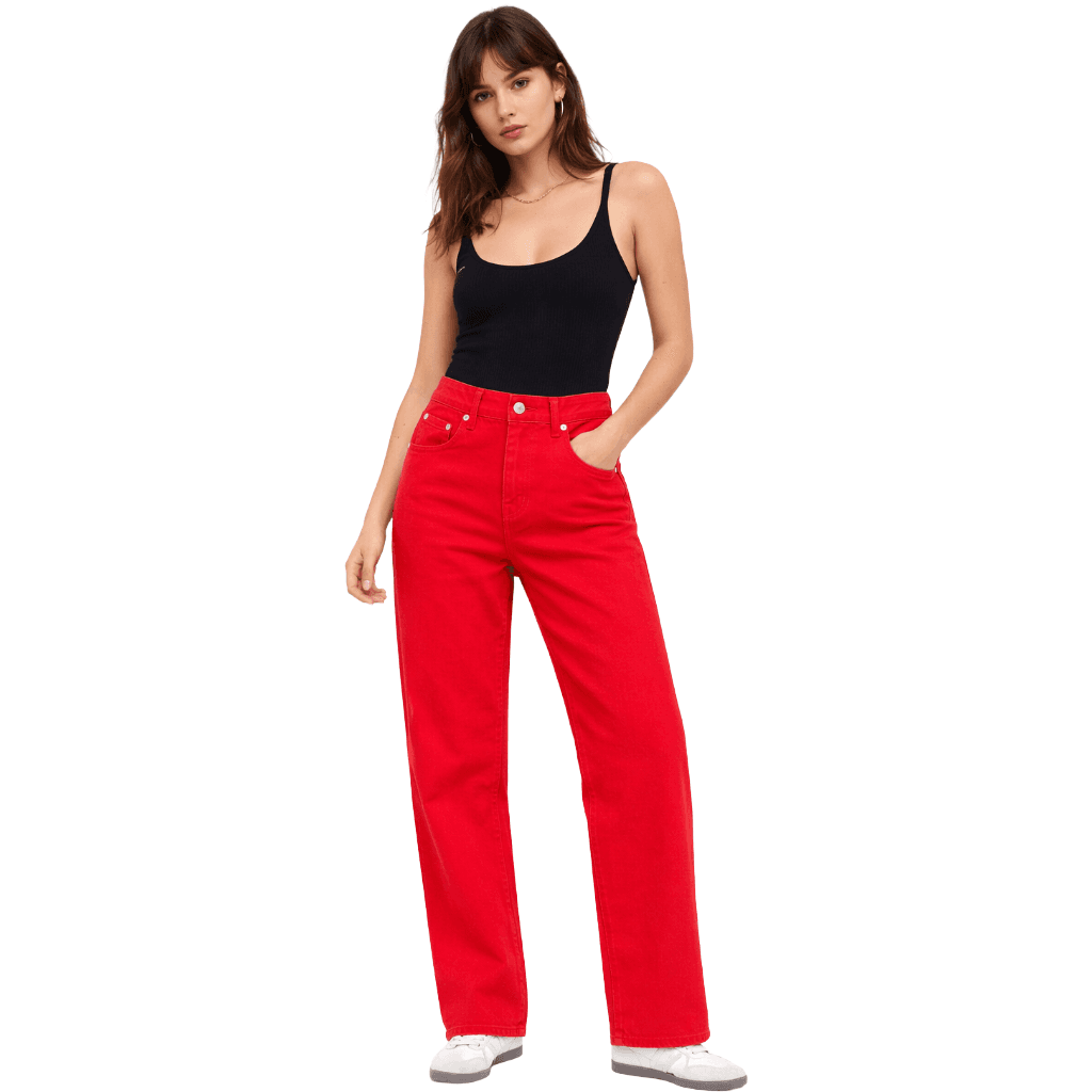 Jeans rossi