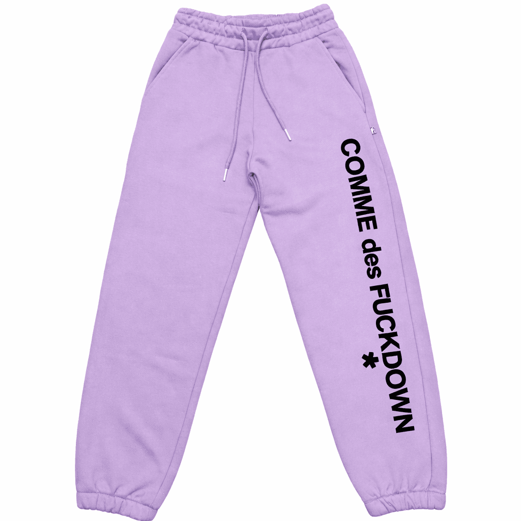 Comme Des Fuckdown Pantaloni felpa lilla