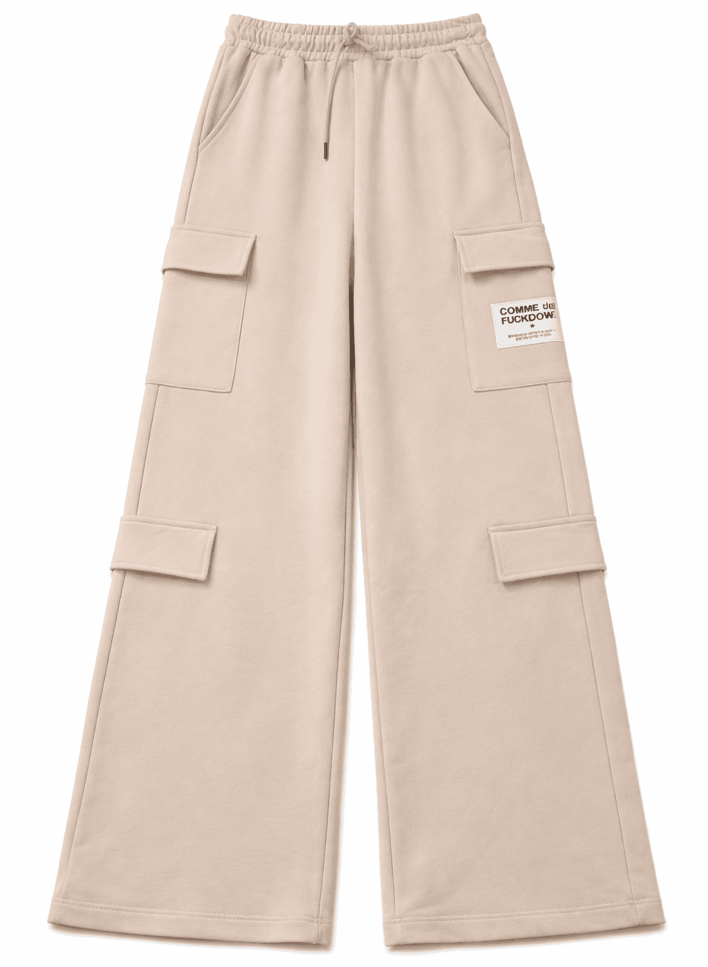 Comme Des Fuckdown Pantaloni cargo beige