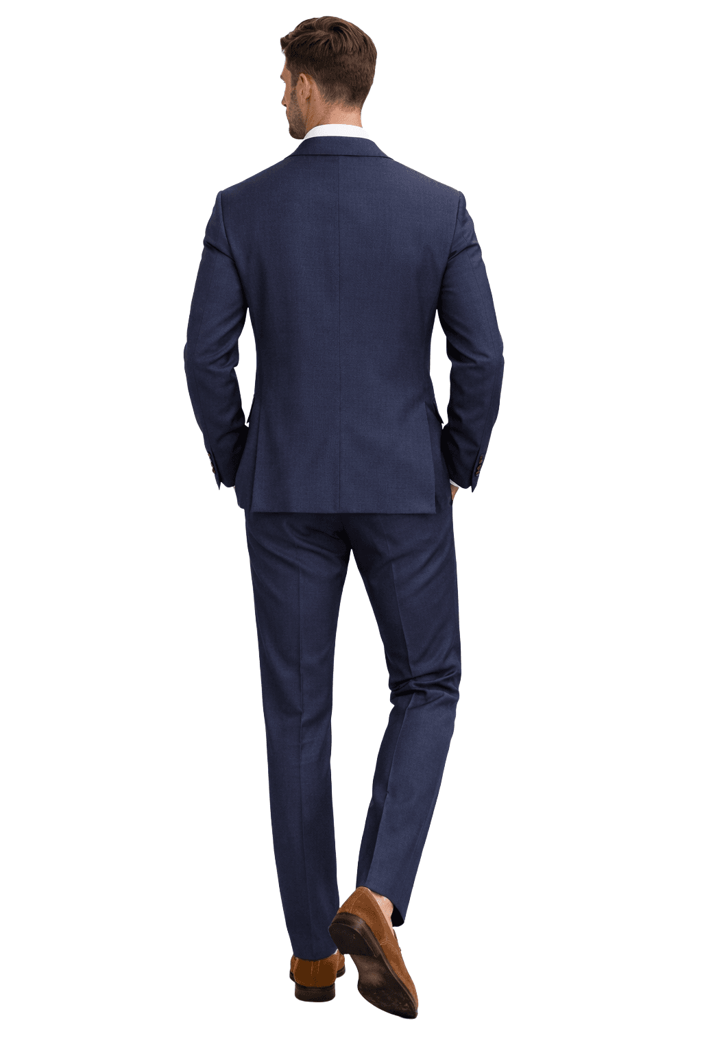 Completo lana blu navy