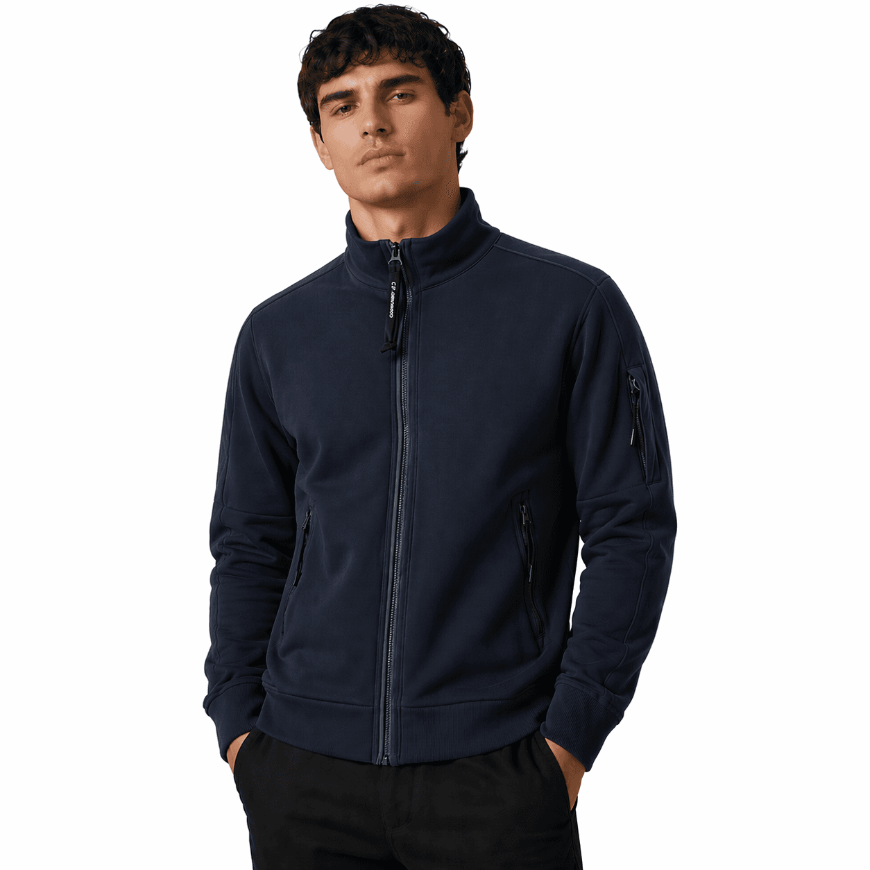 C.P. Company Felpa con collo polo