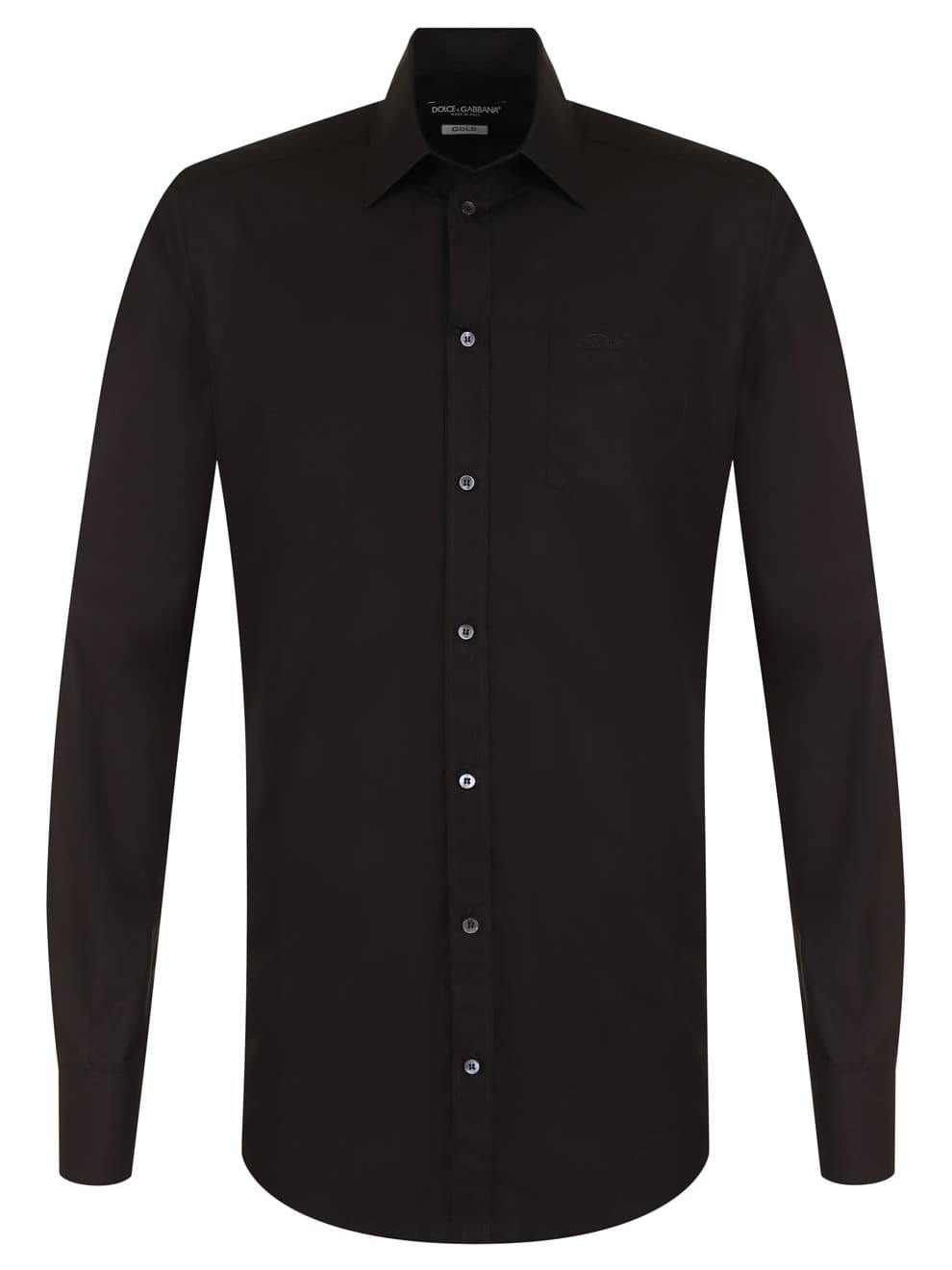 Dolce & Gabbana Camicia gold nera
