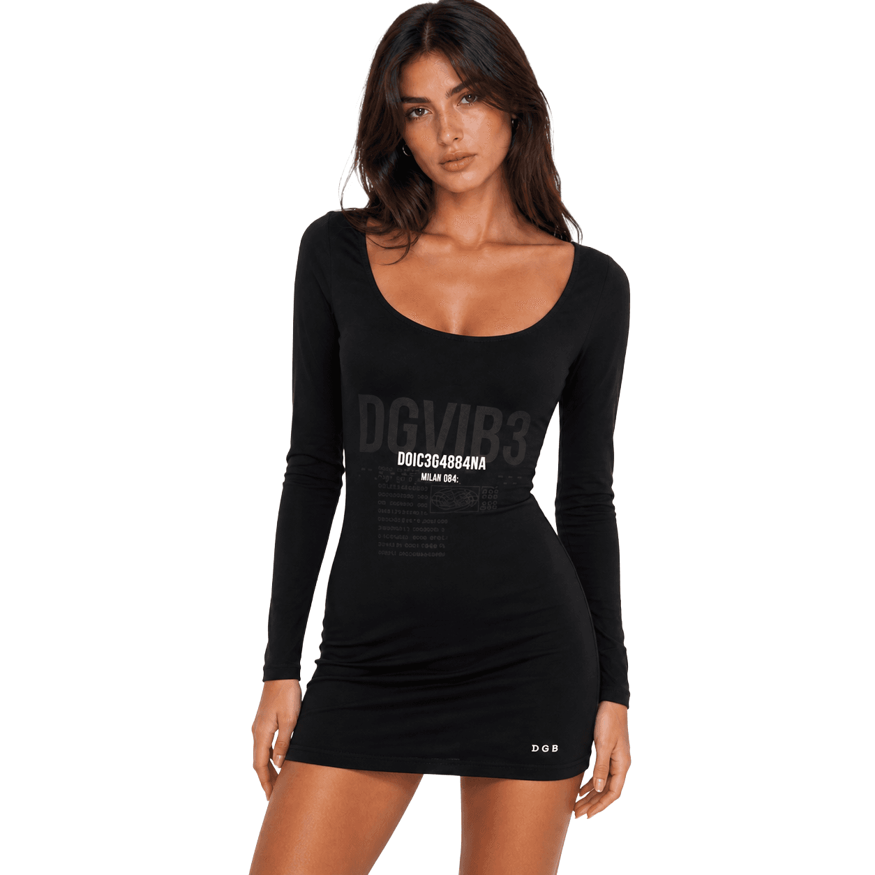 Dolce & Gabbana Abito con stampa frontale