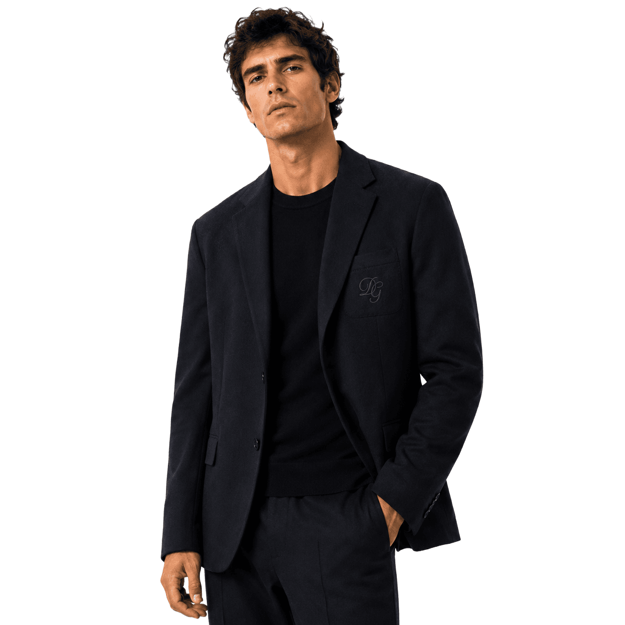 Dolce & Gabbana Giacca monopetto con logo