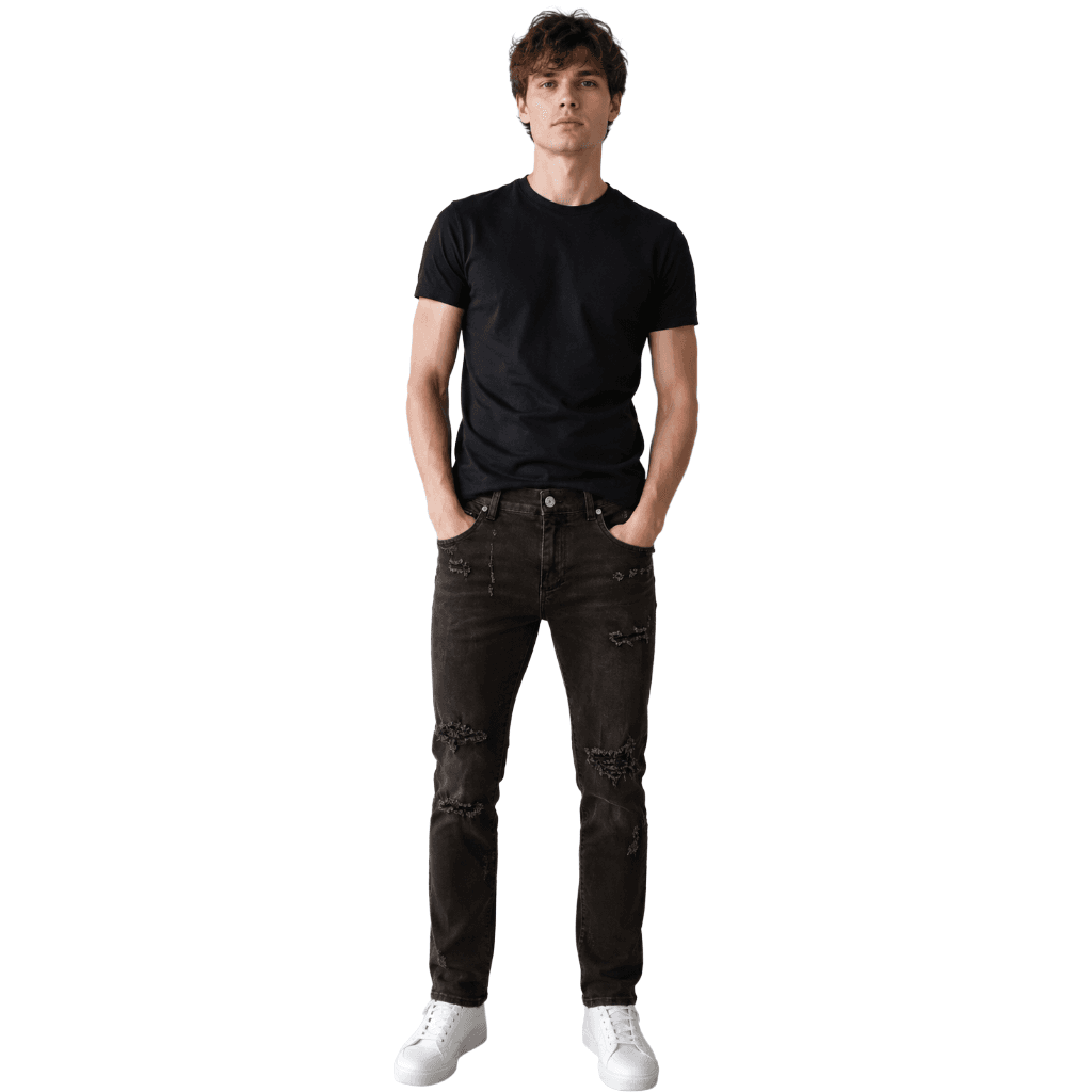 Dolce & Gabbana Jeans strappati neri