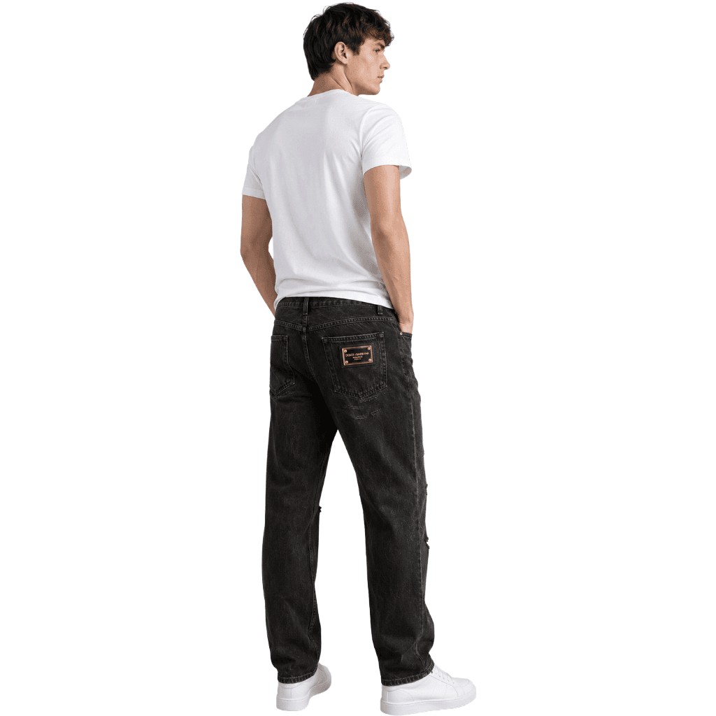 Jeans strappati regular
