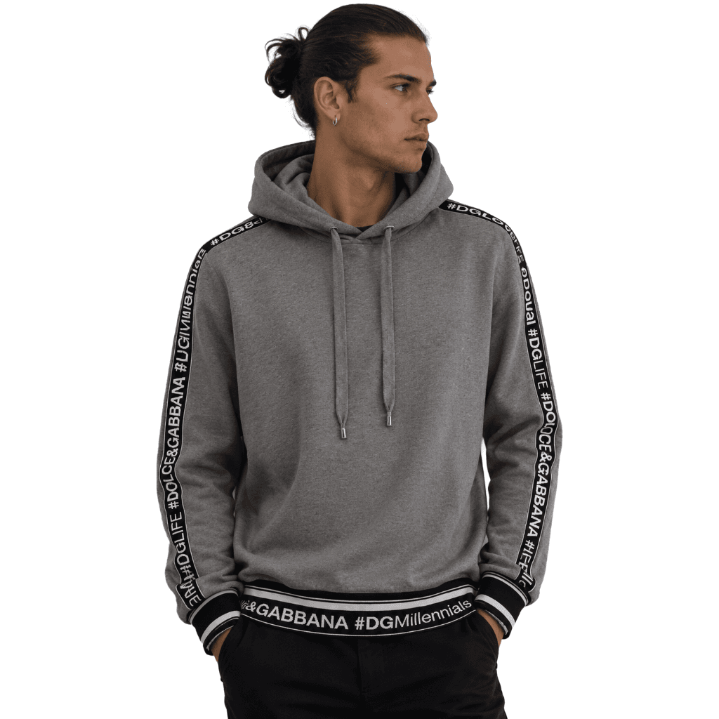 Dolce & Gabbana Felpa con bande logate