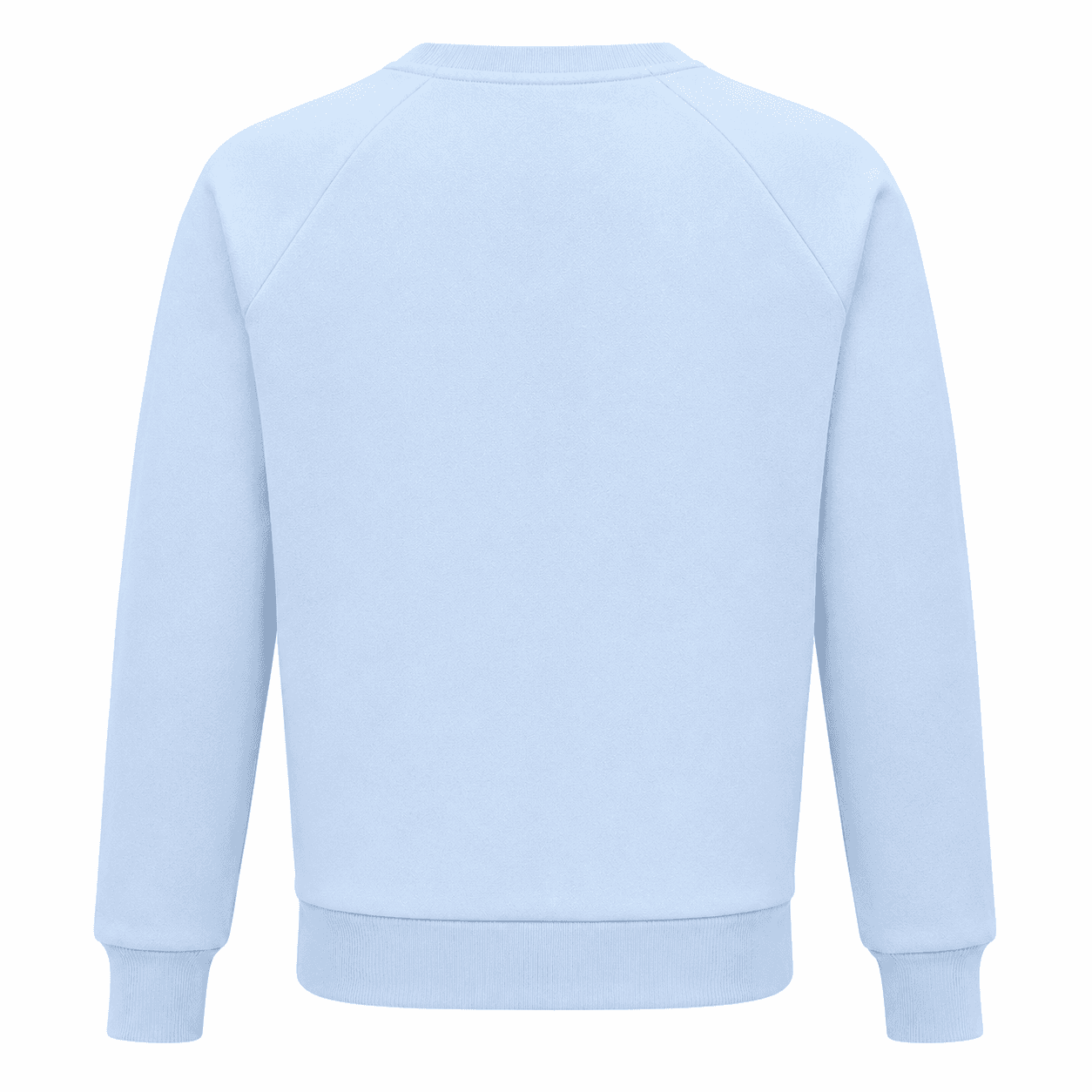 Felpa girocollo azzurra