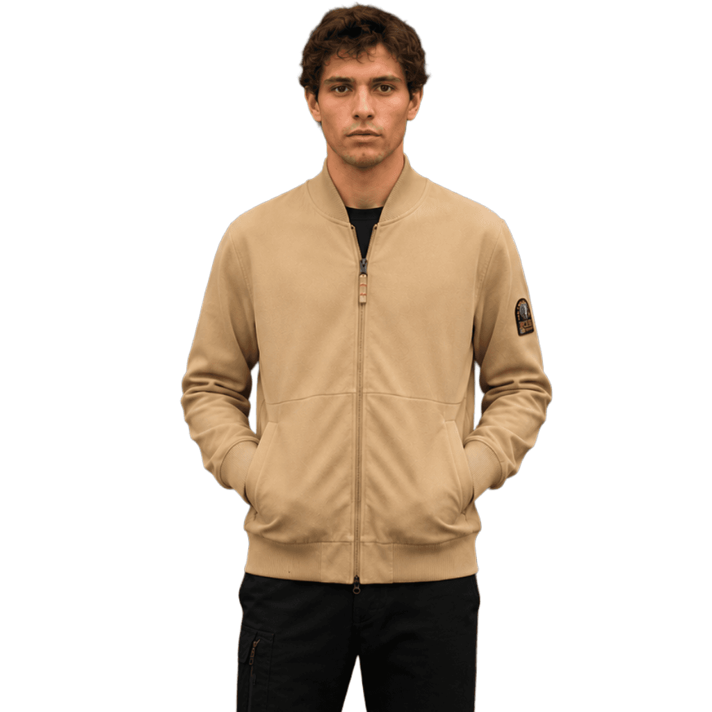 Parajumpers Felpa beige full zip
