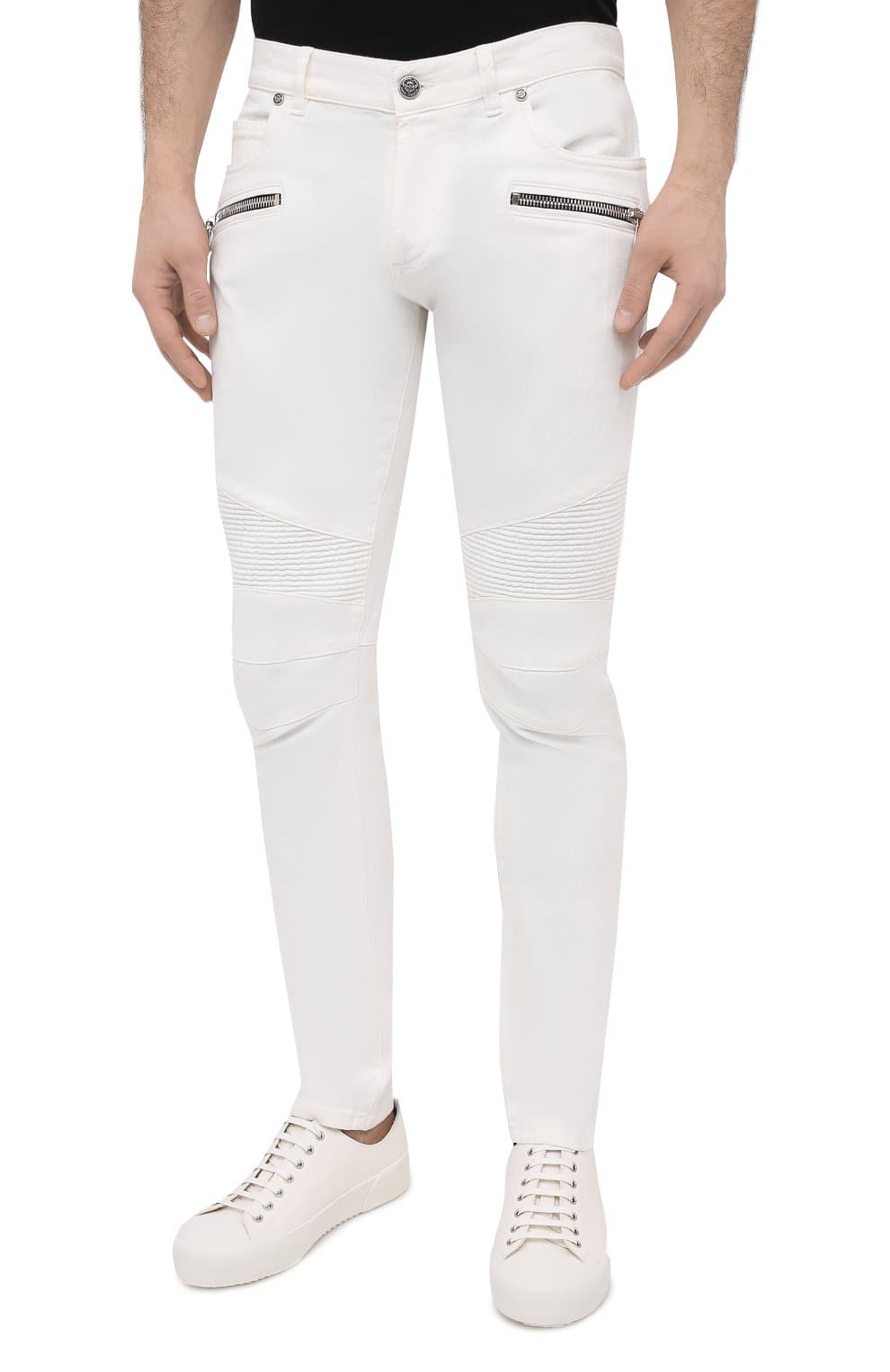 Jeans slim fit bianchi