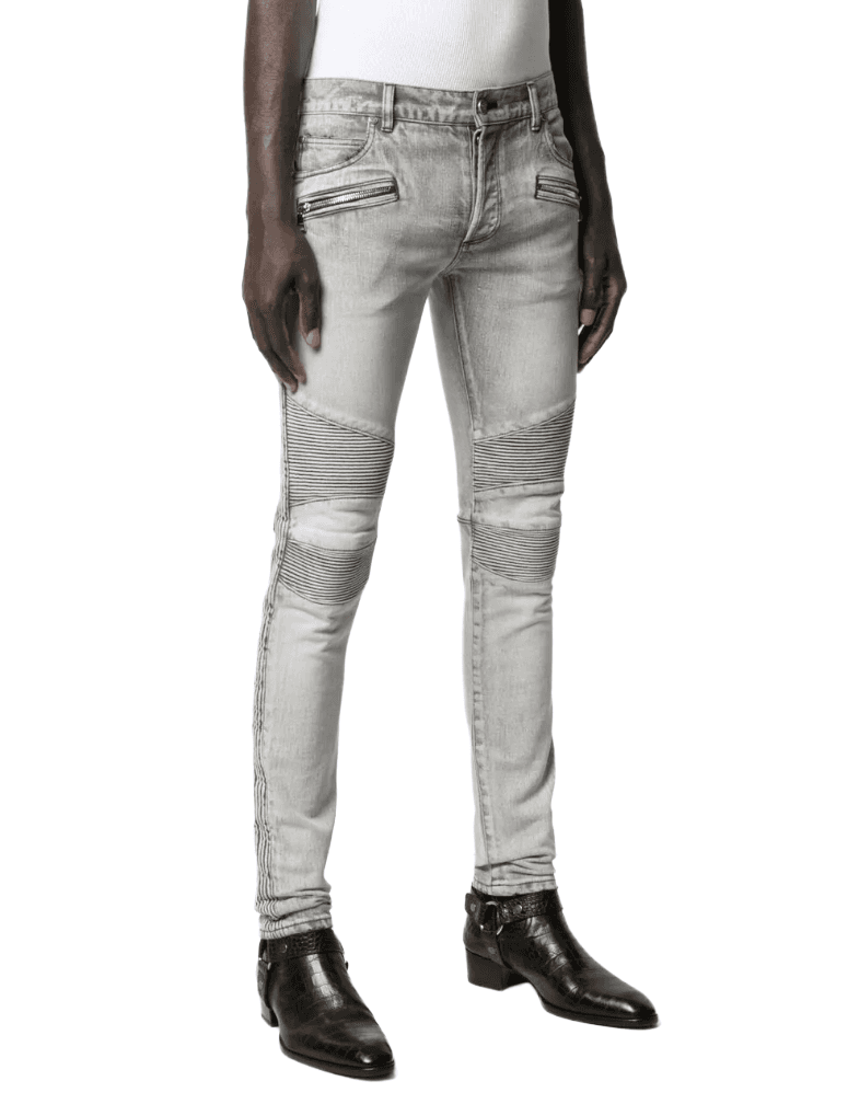 Jeans slim fit grigi
