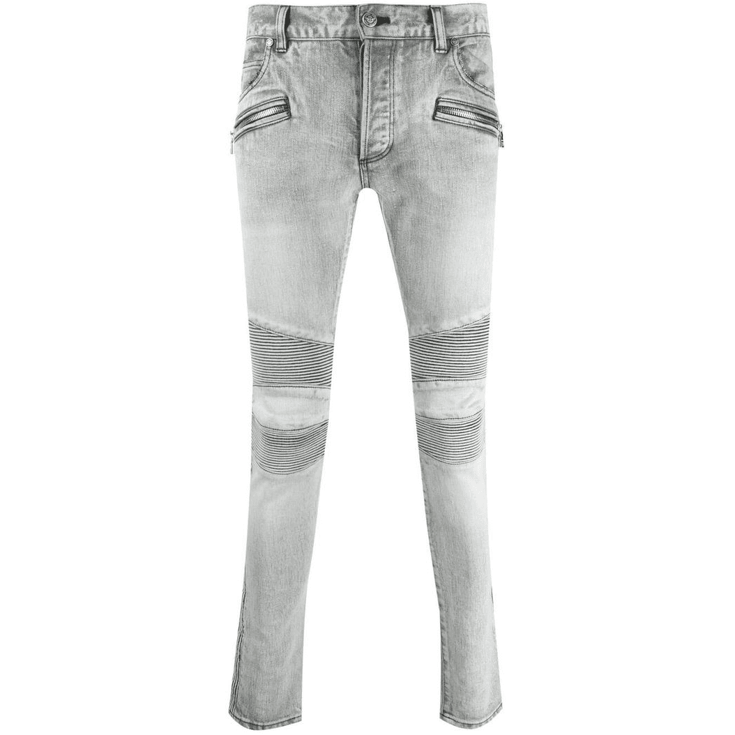 Balmain Jeans slim fit grigi