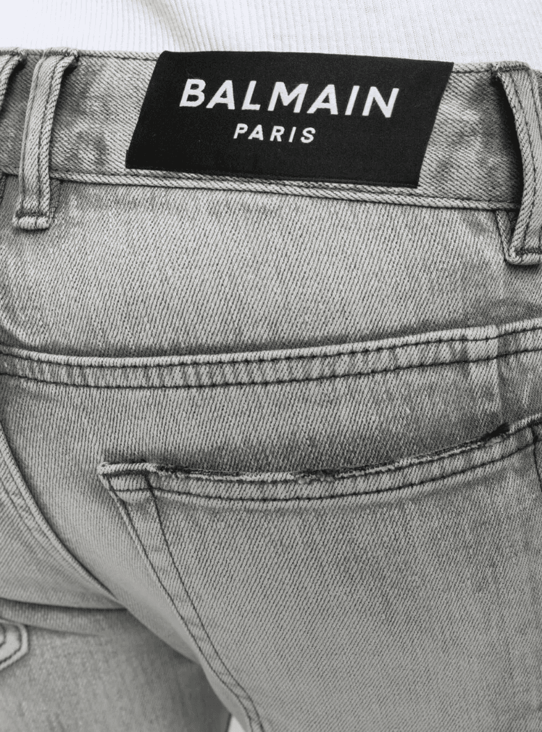 Jeans slim fit grigi