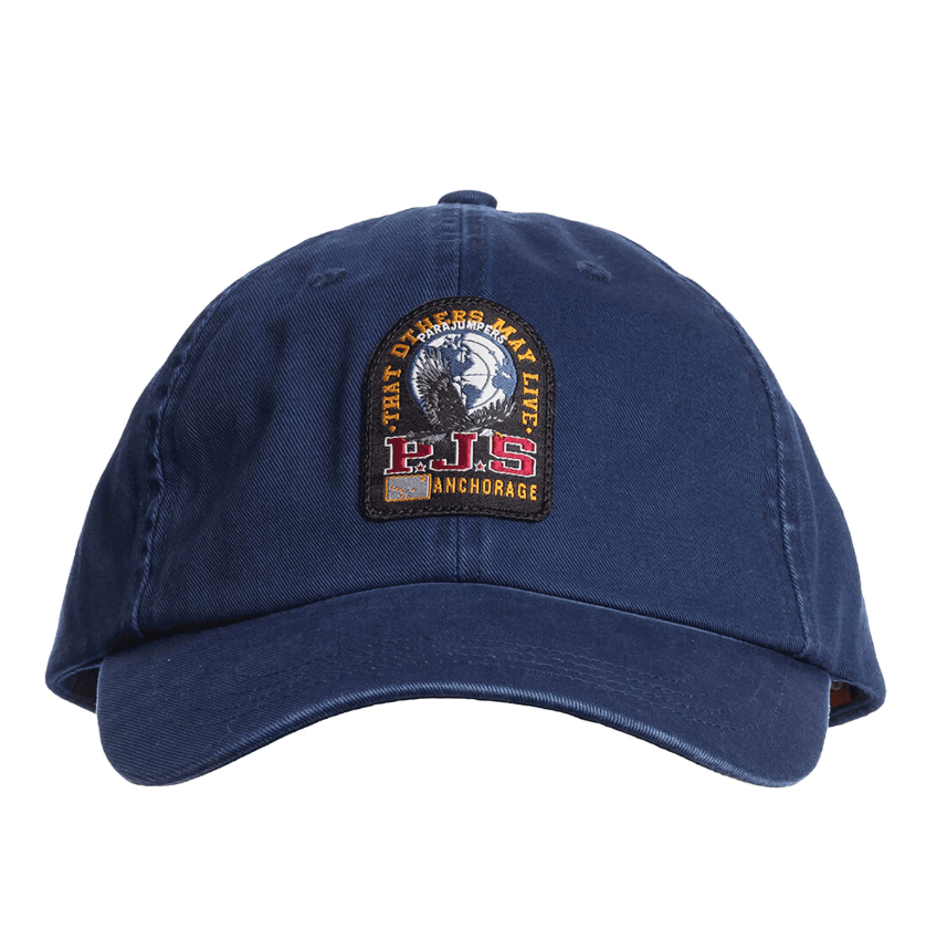 Parajumpers Cappellino patch blu