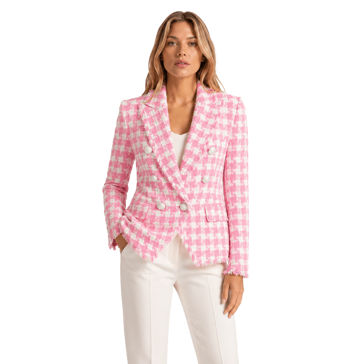 Balmain Giacca a quadri