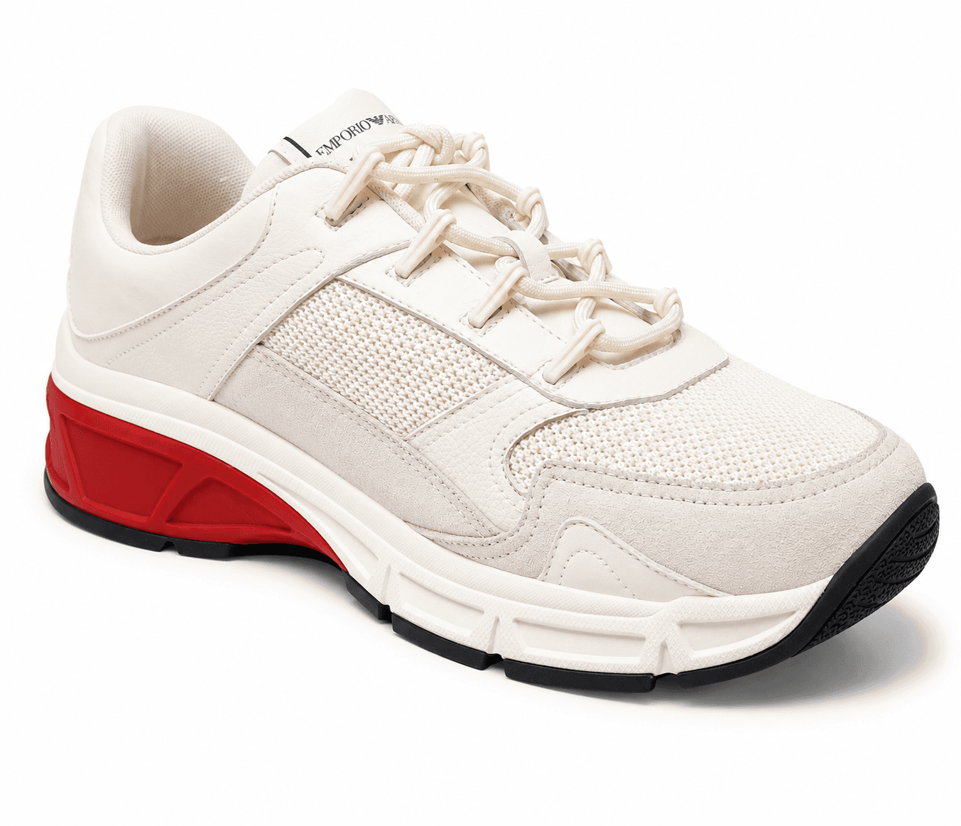 Sneakers in vitello e mesh