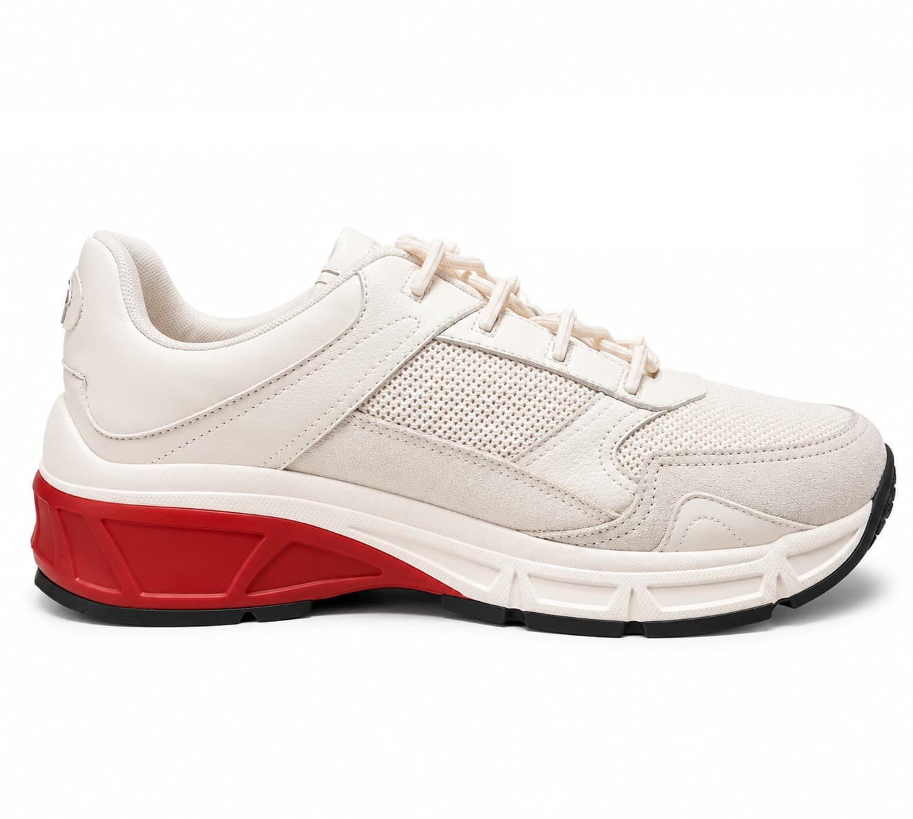 Sneakers in vitello e mesh