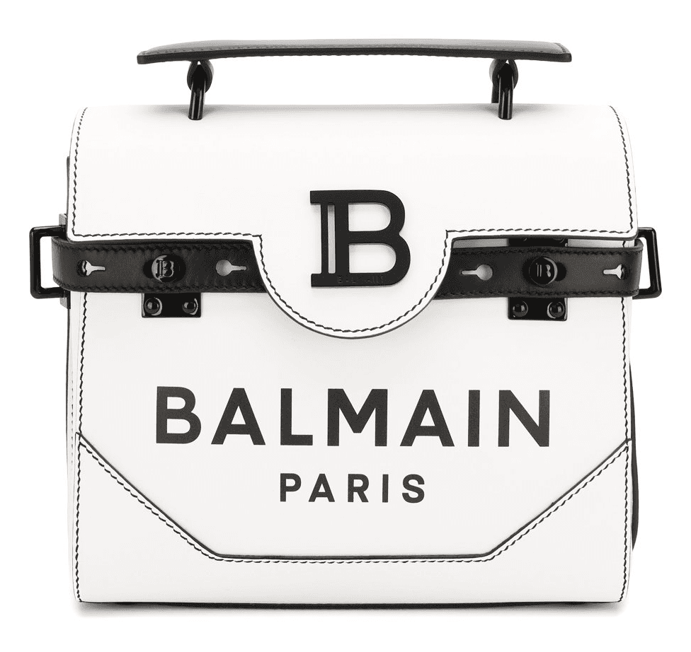 Balmain Bb logo flap over shoulder bag