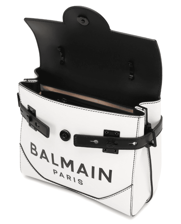 Bb logo flap over shoulder bag