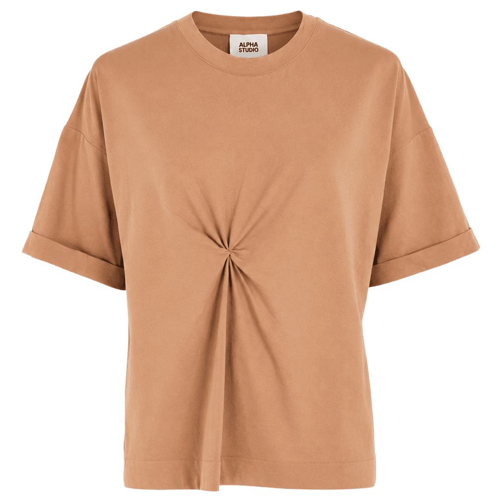 Alpha Studio T-shirt con drapeggio