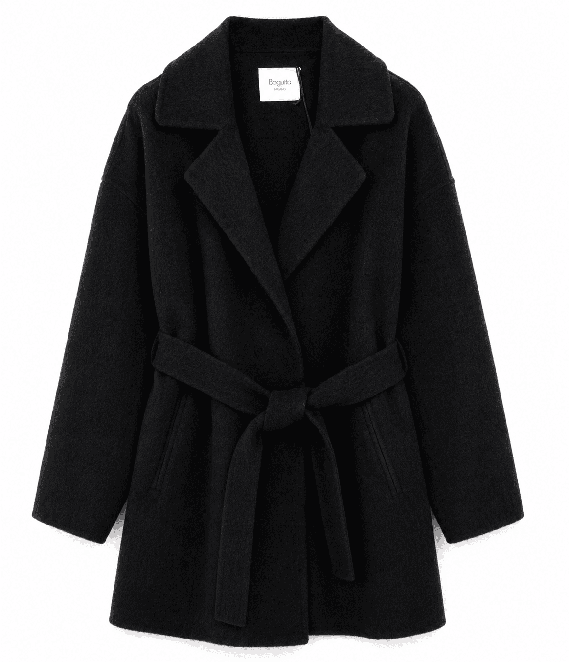 Bagutta Cappotto lana con cintura
