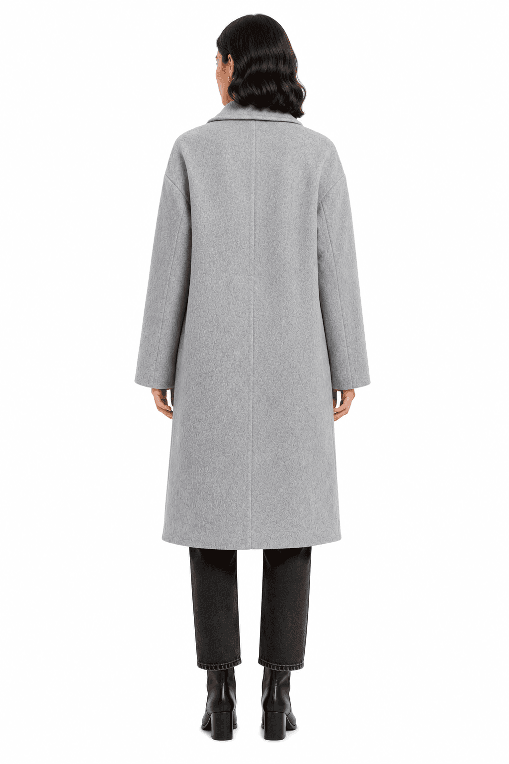 Cappotto lungo lana doppiopetto