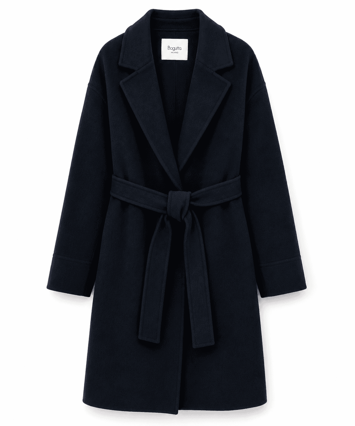 Bagutta Cappotto lana con cintura