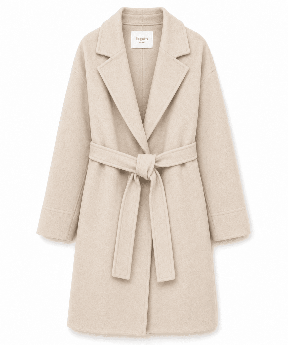Bagutta Cappotto lana con cintura