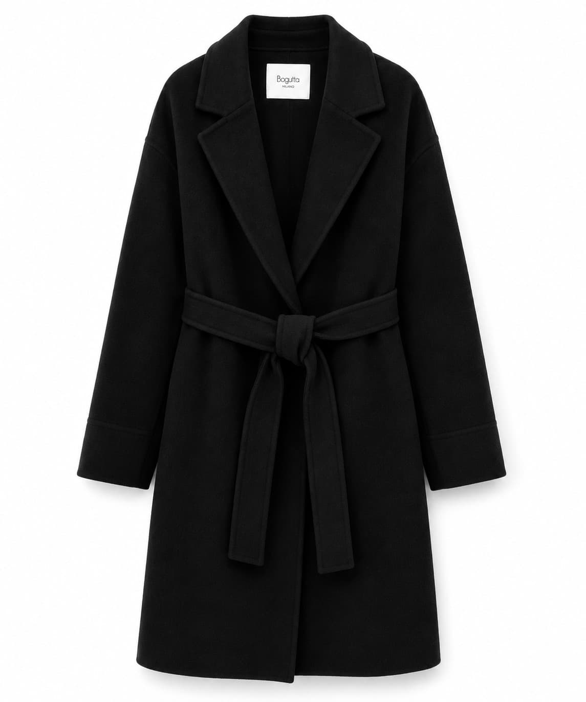 Bagutta Cappotto lana con cintura