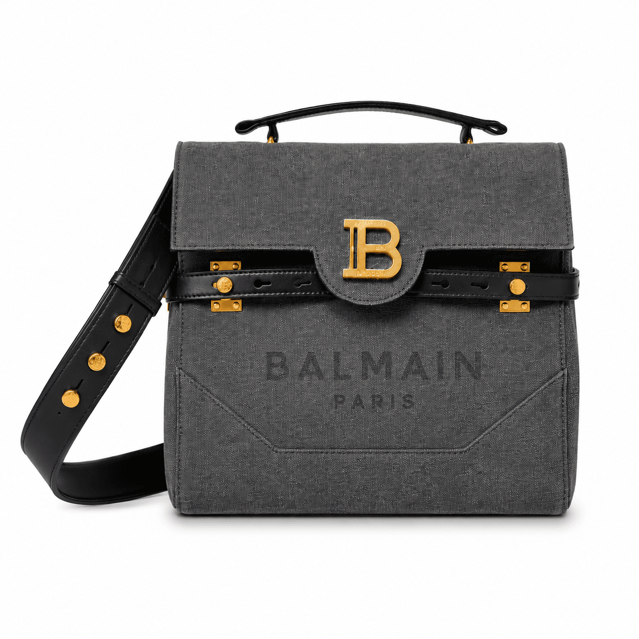 Balmain B-buzz handle bag in tela