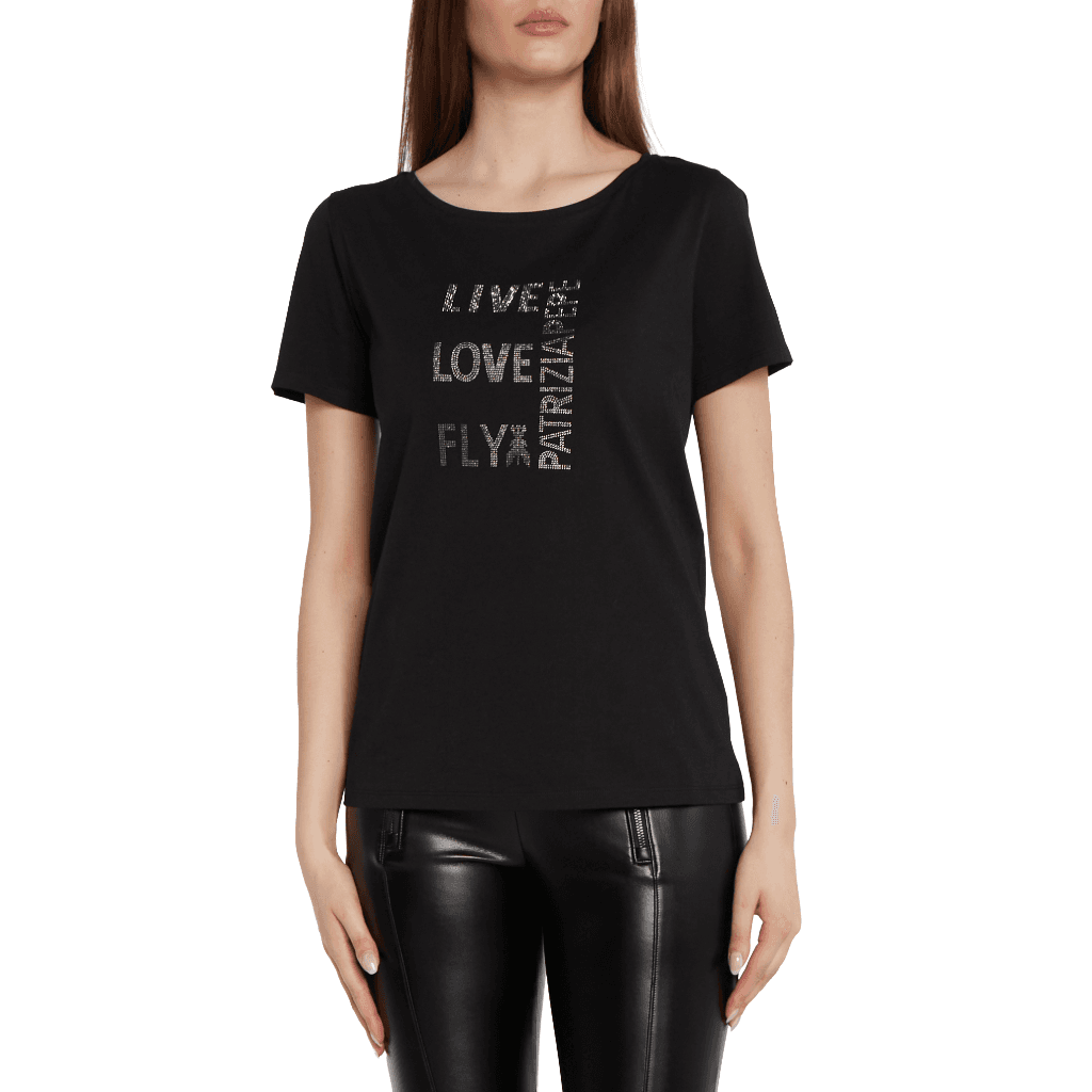 Patrizia Pepe T-shirt con strass