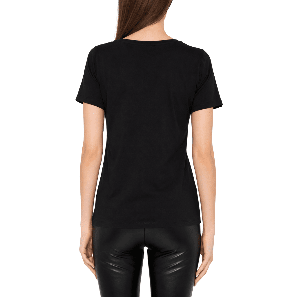 T-shirt con strass