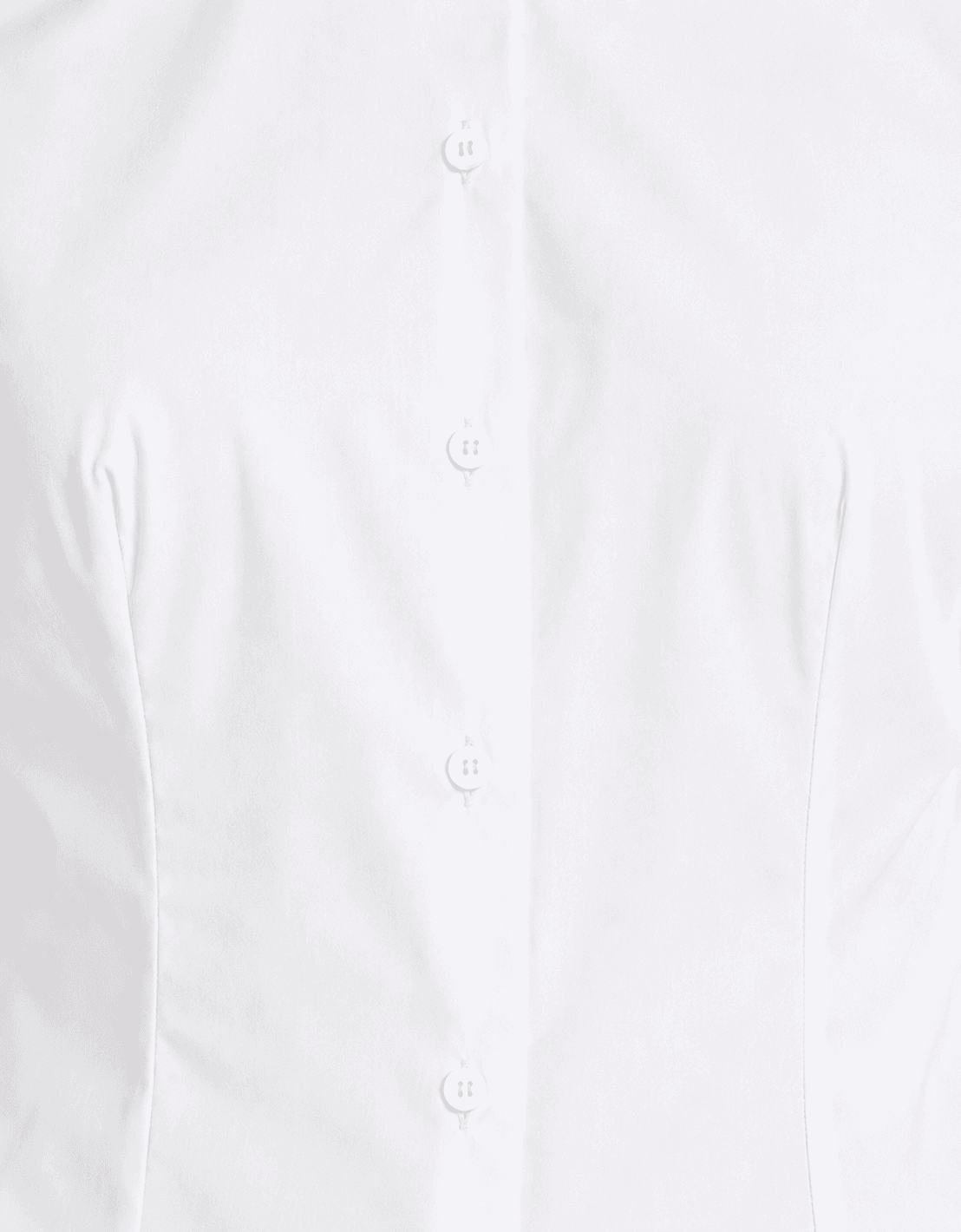Camicia misto cotone bianco
