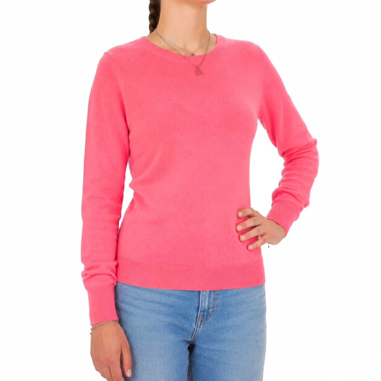 Emilio Romanelli Maglia cashmere girocollo